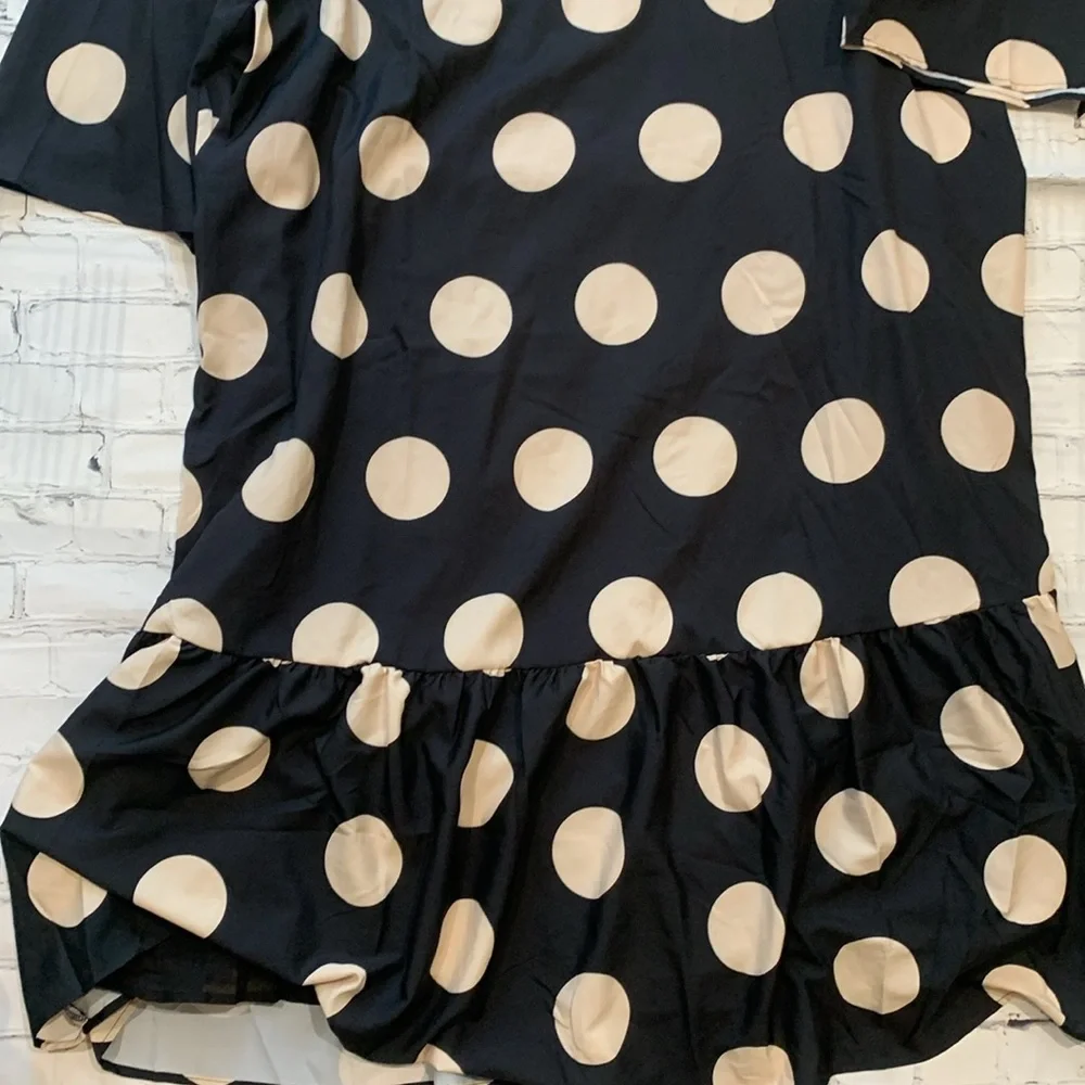 Dressed in LALA Black and White Polka Dot Maxi Dress - Picture 4 of 16